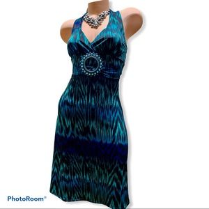 🌺 Body Centra Halter Dress